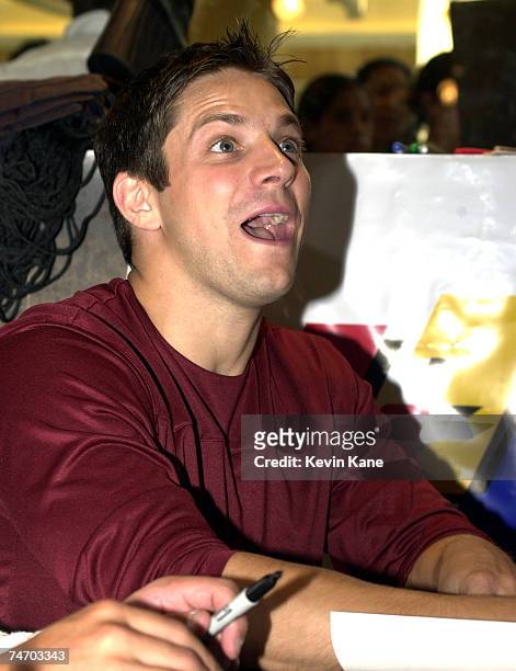 Jeff Timmons of 98 Degrees at the Roosevelt Field Mall in Garden City, New York