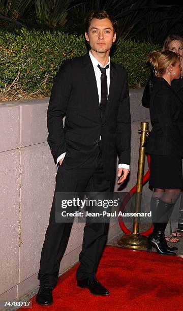 Jude Law at the St. Regis Hotel in Century City, California