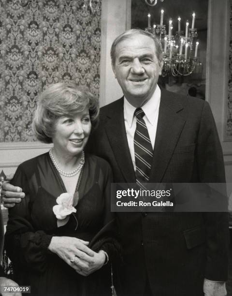 Karl Malden and Mona Graham at the Beverly Wilshire Hotel in Beverly Hills, California