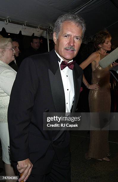 Alex Trebek of Game Show, Jeopardy at the Radio City Music Hall in New York City, New York