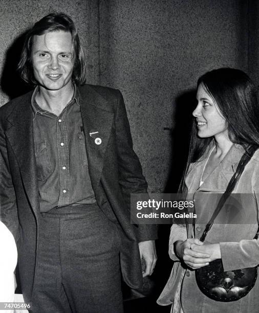 Jon Voight and Marcheline Bertrand at the Madison Square Garden in New York City, New York