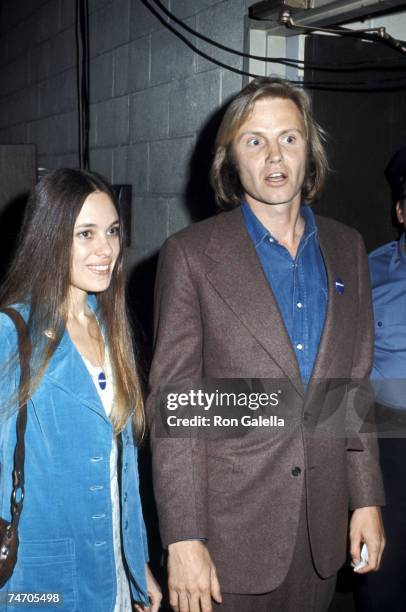 Marcheline Bertrand and Jon Voight at the Madison Square Garden in New York City, New York