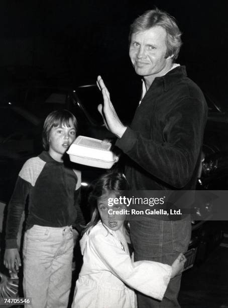 Jaime Haven Voight, Angelina Jolie, and Jon Voight at the Various Cities in Los Angeles, California