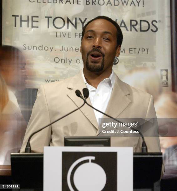 Jesse L. Martin at the Hudson Theater in New York City, New York