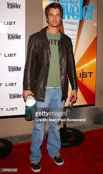 Josh Duhamel at the Spider Club in Hollywood, California