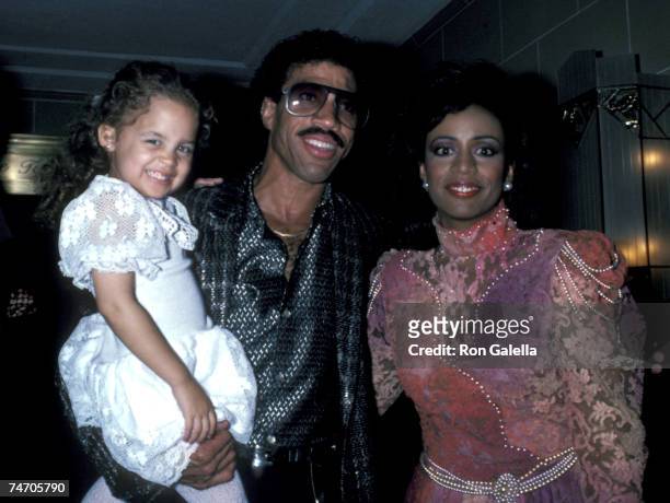 Nicole Richie, Lionel Richie, and Brenda Harvey Richie at the Flushing Meadow in New York City, New York