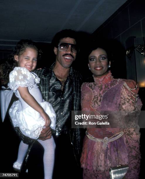 Nicole Richie, Lionel Richie, and Brenda Harvey Richie at the Flushing Meadow in New York City, New York