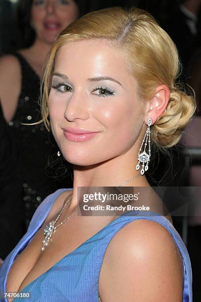Jessica Dunphy at the Radio City Music Hall in New York City, New York