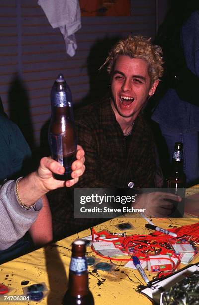 Billy Joe of Green Day in New York City, New York