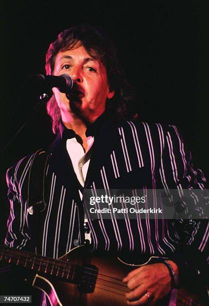 Paul McCartney at the Giants Stadium in East Rutherford, New Jersey