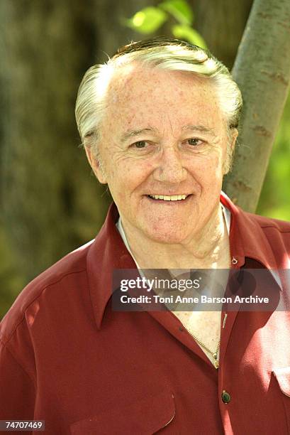 Robert Vaughn at the Japonese Gardens in Monte-Carlo, Monaco.