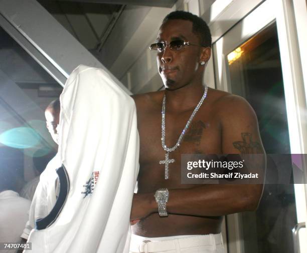 Sean "P. Diddy" Combs at the PS2 Estate Day 3 - 6th Annual P. Diddy White Party at PS2 Estate in Bridgehampton, New York.