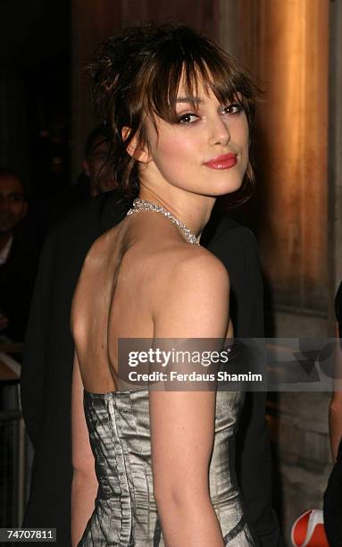 Keira Knightley at the Guildhall London in London, United Kingdom.