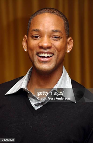 Will Smith at the Regent Beverly Wilshire Hotel in Beverly Hills.