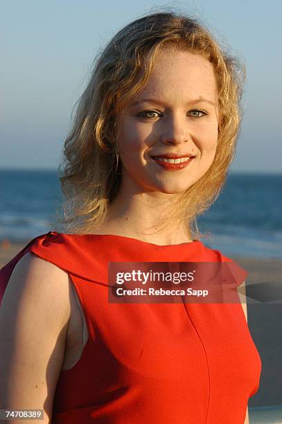 Thora Birch at the Santa Monica Pier in Santa Monica, California