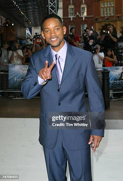 Will Smith at the Leicester Square Odeon in London, United Kingdom.