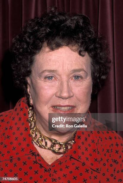 Julia Child at the Jane's Bar And Grill in New York City, New York