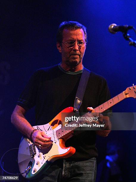 Eric Clapton at the House of Blues Hollywood in West Hollywood, California