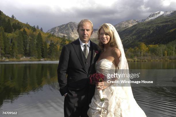 Kevin Costner married his girlfriend of 5 years, Christine Baumgartner at their Aspen, Colorado ranch on September 25, 2004 during the Kevin Costner...