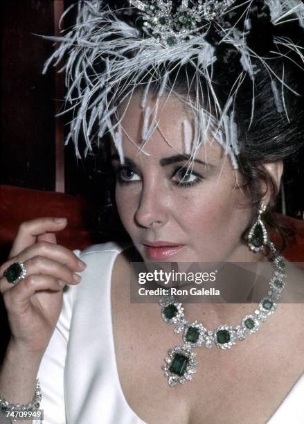 Elizabeth Taylor in Paris, France.