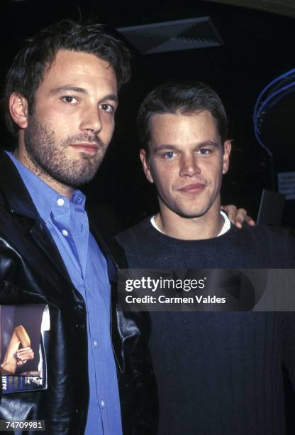 Ben Affleck and Matt Damon at the Chelsea West Theaters in New York City, New York