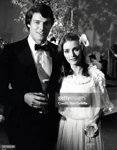 Christopher Reeve and Margot Kidder at the JFK Center for the Performing Arts, Eisenhower Theater in Washington, D.C.,