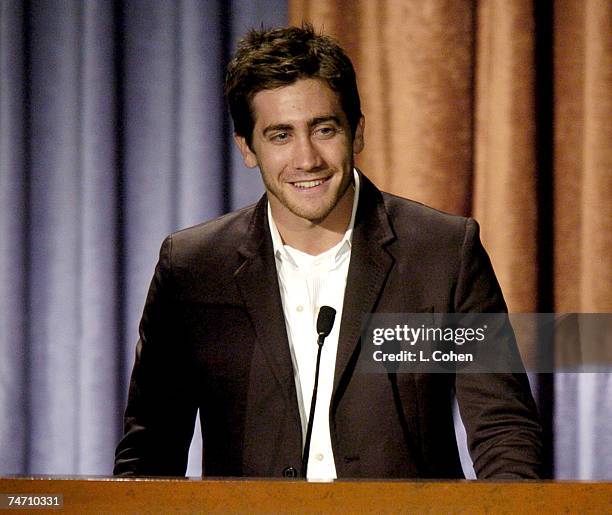 Jake Gyllenhaal at the The Beverly Hilton Hotel in Beverly Hills, California