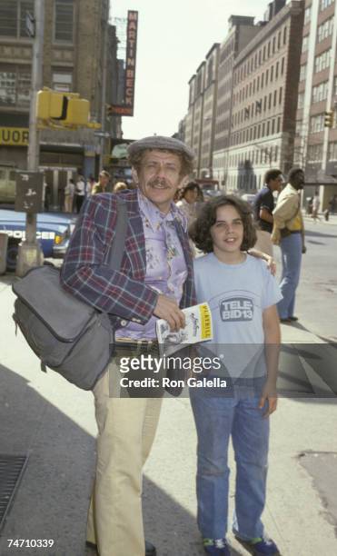 Jerry Stiller and Ben Stiller at the 45th and 8th Avenue in New York City, New York