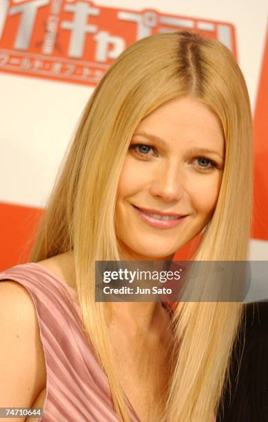 Gwyneth Paltrow at the Roppongi Academy Hills in Tokyo, Japan.