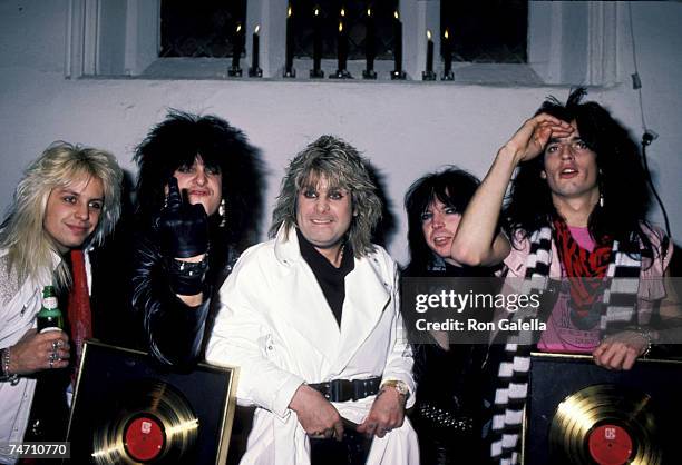 Ozzy Osbourne and Motley Crue at the Peter Gatien's Limelight Entertainment Complex in New York City, New York