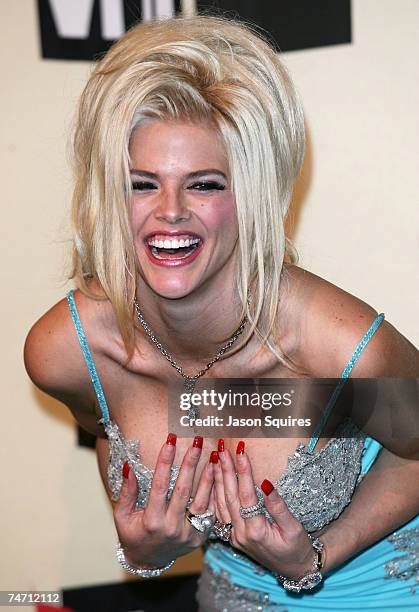 Anna Nicole Smith at the Shrine Auditorium in Los Angeles, California