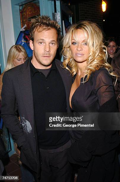 Stephen Dorff and Pamela Anderson at the The Gateway Center in Park City, Utah