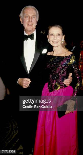 Audrey Hepburn and Givenchy at the The Waldorf Astoria Hotel in New York City, New York