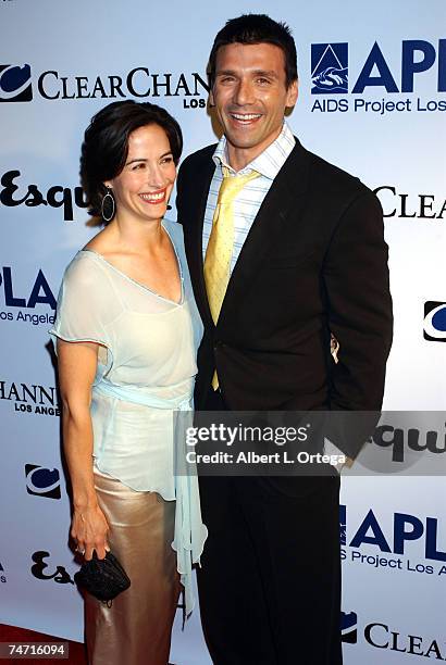 Wendy Moniz and Frank Grillo at the The Abbey in West Hollywood, CA