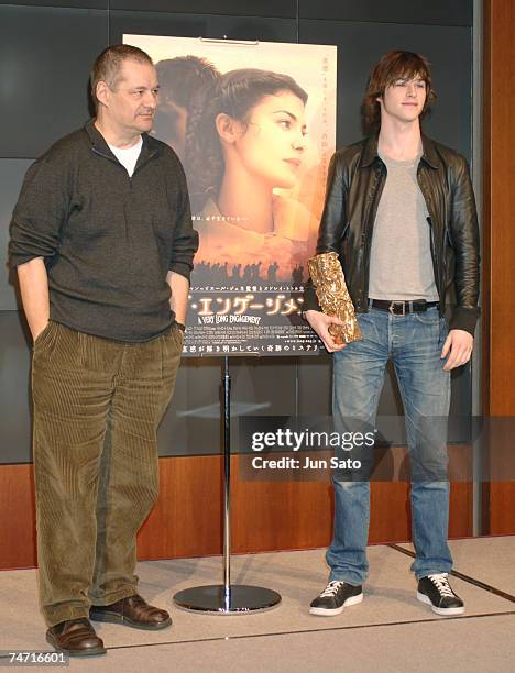 Jean-Pierre Jeunet, director, and Gaspard Ulliel at the Park Hyatt Tokyo in Tokyo, Japan.