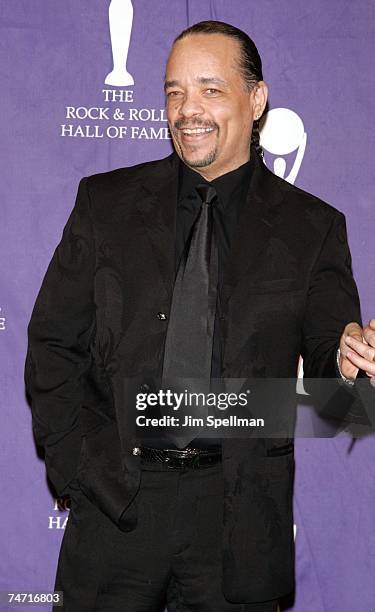 Ice-T, presenter at the Waldorf Astoria Hotel in New York City, New York