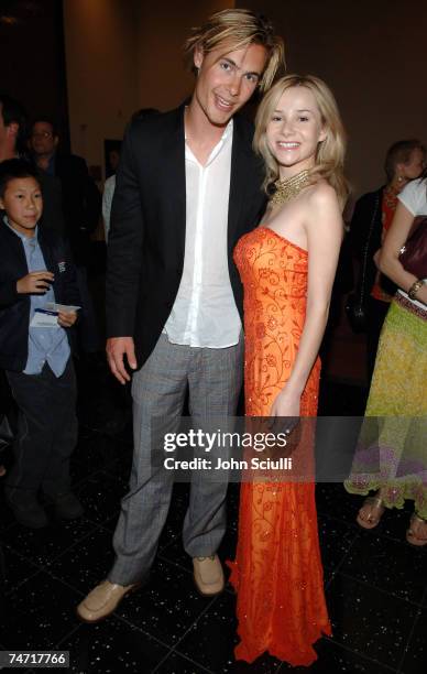 Erik von Detten and Mika Boorem at the Arclight Theater in Hollywood, California