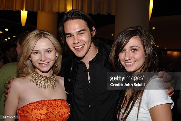 Mika Boorem, Jonathon Trent and Katie Kramer at the Arclight Theater in Hollywood, California