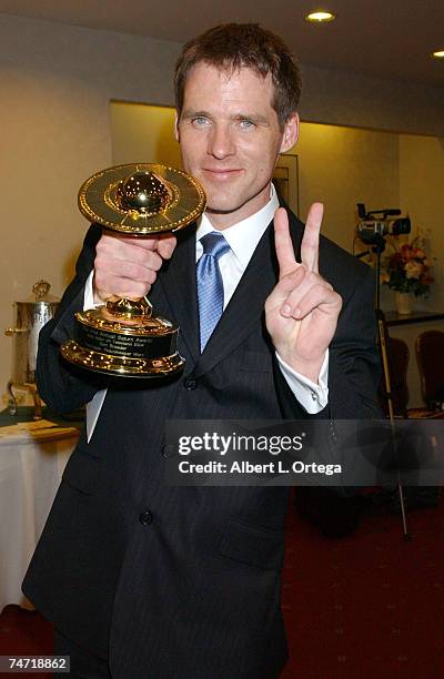 Ben Browder, winner for Best Actor on Television for "Farscape: Peacekeeper Wars" at the Universal Hilton Hotel in Universal City, California