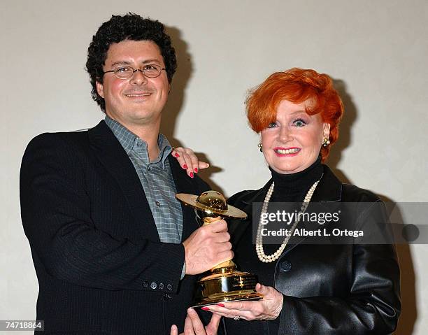 Anthony Bregman, winner for Best Science Fiction Film "Eternal Sunshine of the Spotless Mind" and Ann Robinson at the Universal Hilton Hotel in...