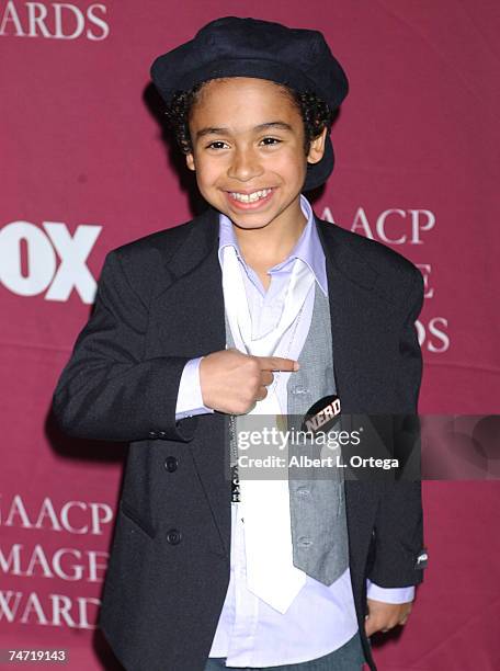 Noah Gray-Cabey at the Dorothy Chandler Pavilion in Hollywood, CA