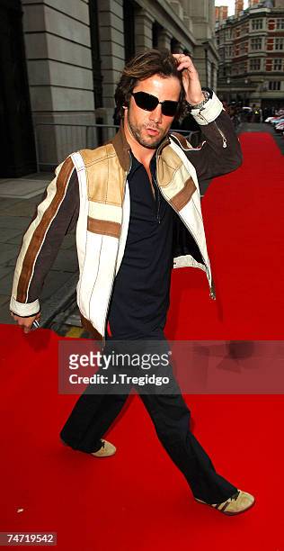 Jay Kay at the Victoria House in London, United Kingdom.
