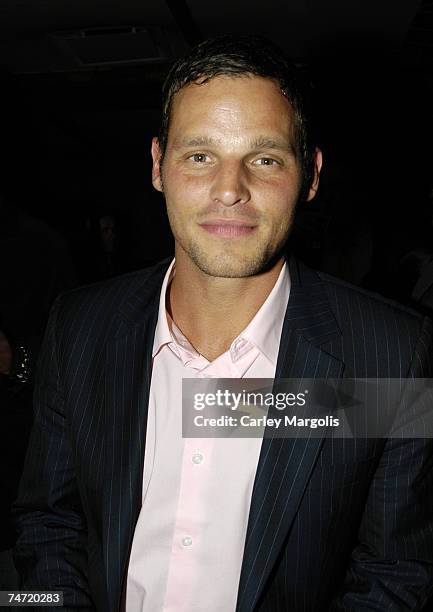 Justin Chambers of "Grey's Anatomy" at the Celebrities in Town for UpFronts Attend Bunny Chow Tuesdays at Cain - May 17, 2005 at Cain in New York...