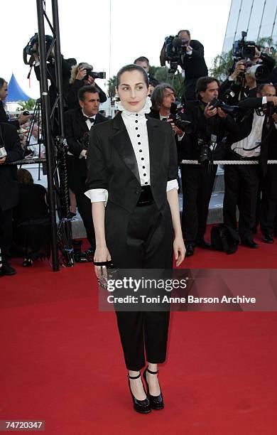 Amira Casar at the Le Palais de Festival in Cannes, France.