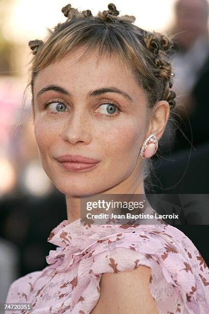 Emmanuelle Beart at the Le Palais de Festival in Cannes, France.