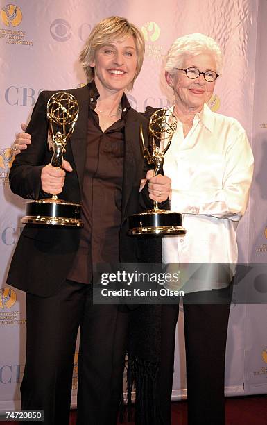 Ellen DeGeneres and guest at the Radio City Music Hall in New York City, New York