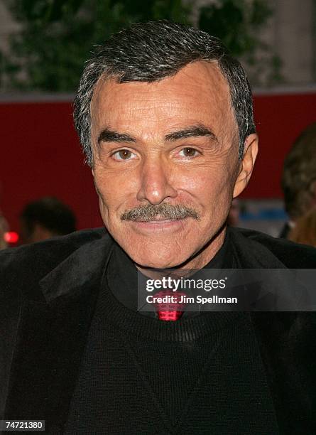 Burt Reynolds at the Clearview Chelsea West Cinemas in New York City, New York