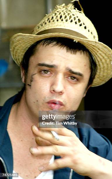 Pete Doherty at the Grosvenor House in London, United Kingdom.