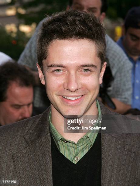 Topher Grace at the Loews Lincoln Square Theater in New York City, New York