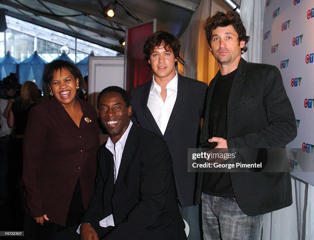 Chandra Wilson, Isaiah Washington, Knight and Patrick Dempsey